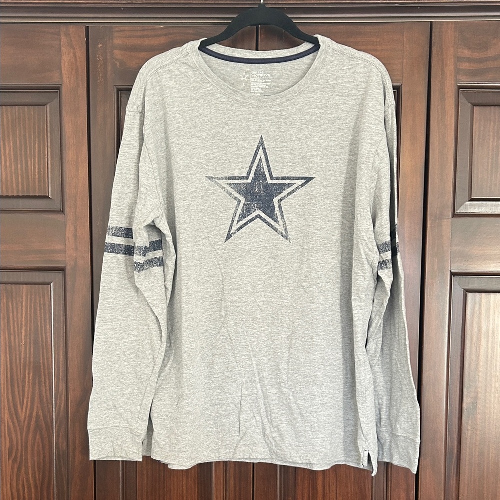 NFL Dallas Cowboys Gray Shirt, Size L